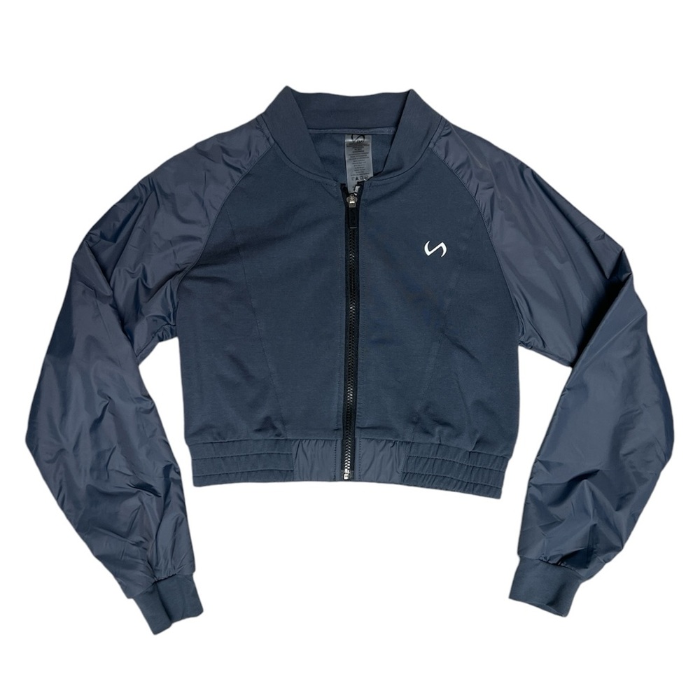 TLF Apparel Athletic Maddox Womens Full Zip Cropped Jacket
